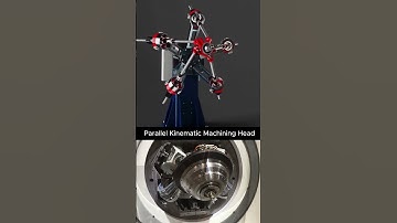 Parallel Kinematic Machining Head #mechanic #engineering #machine