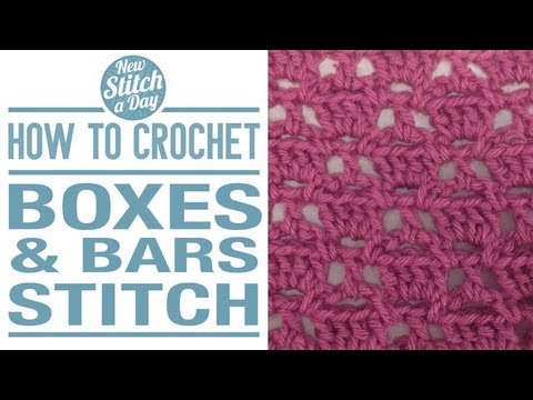 yarn store near me How to Crochet the Boxes Bars Stitch