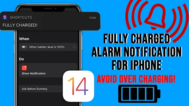 Fully Charged Alarm Notification For iPhone | ios 14