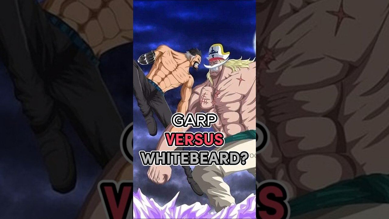 Garp vs Whitebeard Strength Comparison🔥| #onepiece #shorts