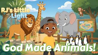 God Made All the Animals! 🦁 Fun Zoo Song for Kids | RJ’s Little Light