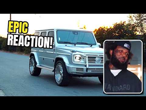 We Delivered a Custom Silver G Wagon to THE GAME… EPIC REACTION 👀🔥