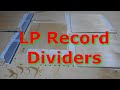 Easy lp record dividers