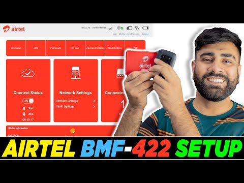 Airtel Dongle Hotspot My Wifi (BMF 422) Complete Setup || Full Information [2022] (Hindi)