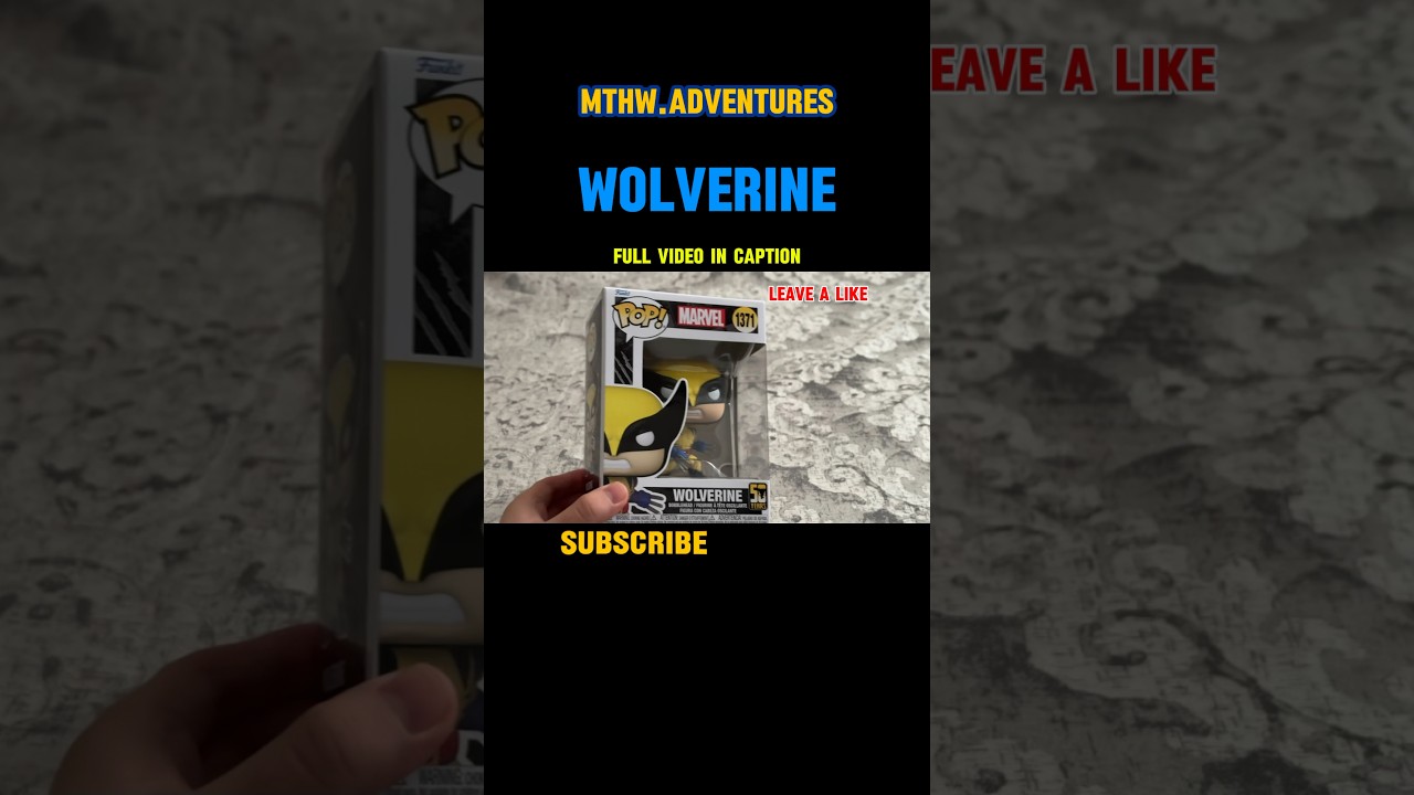 Wolverine Funko Pop unboxing 
