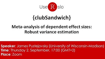 Meta analysis of dependent effect sizes Robust variance estimation with {clubSandwich}