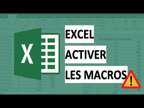 Vidéo: Dans la macro Excel, comment activer ?