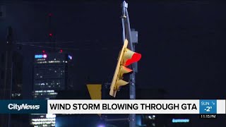 Wind storm blowing through GTA