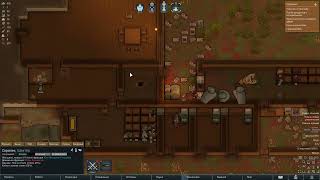 RimWorld №3 Нас рейдят бомжи, психолист, новые механики на воде, новые развлечения