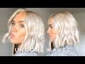 HOW TO: UNDONE MESSY WAVES FOR SHORT HAIR (CURLS WITH A STRAIGHTENER *UPDATED*)