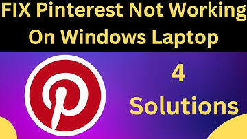 How to Fix Pinterest Not Working not opening in Window on Laptop PC | Fix Pinterest Not Responding