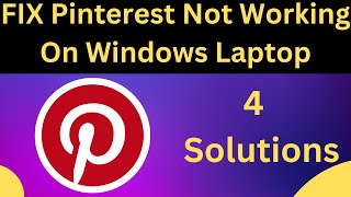 How to Fix Pinterest Not Working not opening in Window on Laptop PC | Fix Pinterest Not Responding