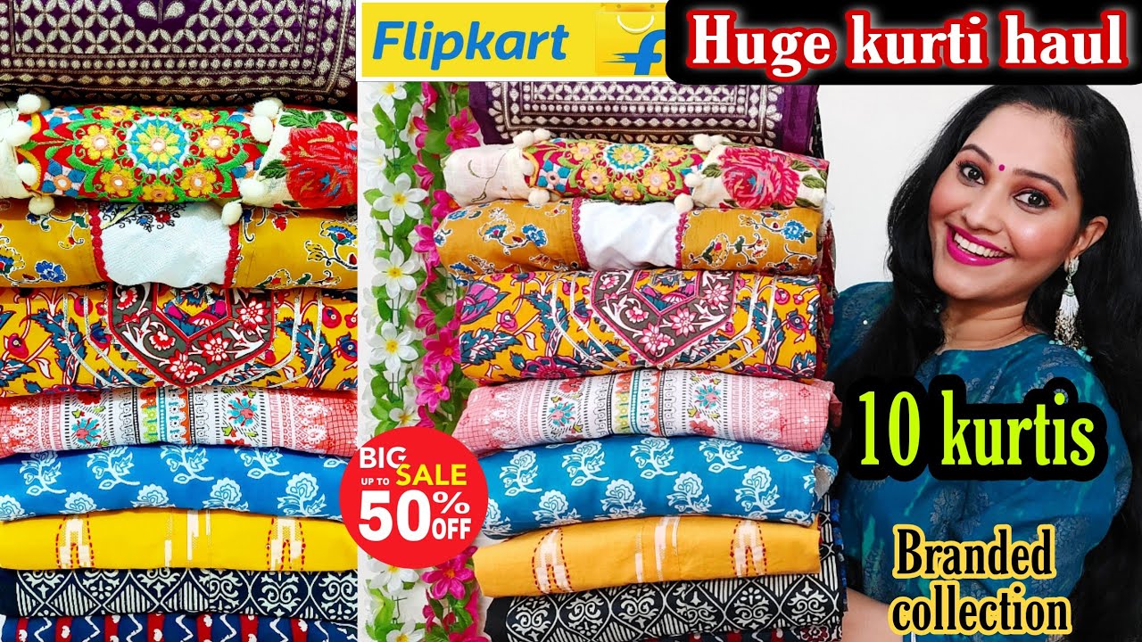 FlipKart KURTA AND SKIRT/SHARARA SETS | FlipKart Kurti Haul | Latest  Designer Kurti | Online Kurti - YouTube