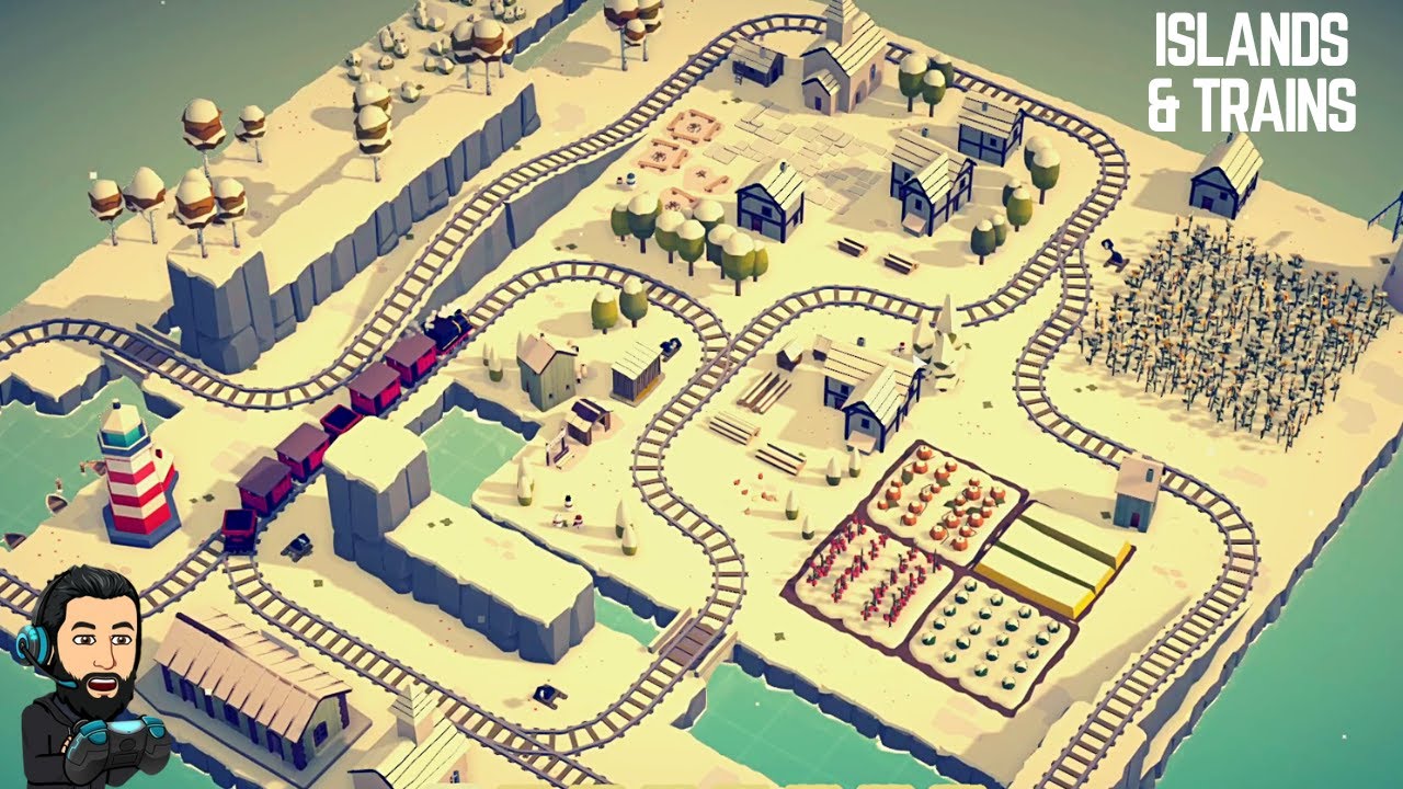 Coziest Game Ever?  ISLANDS & TRAINS Gameplay [no commentary]