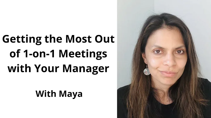 Getting the Most Out of 1-on-1 Meetings with Your Manager