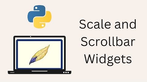 Tkinter Tutorial For Beginners - Scale and Scrollbar Widgets