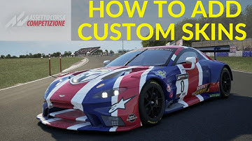 Assetto Corsa Competizione - How To Add A Custom Skin Easily