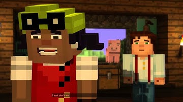 Minecraft Story Mode Episode 1 Walkthrough part 1