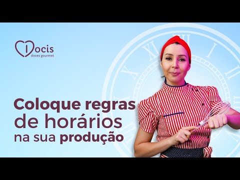 COLOQUE REGRAS DE HORÁRIOS NA SUA PRODUÇÃO