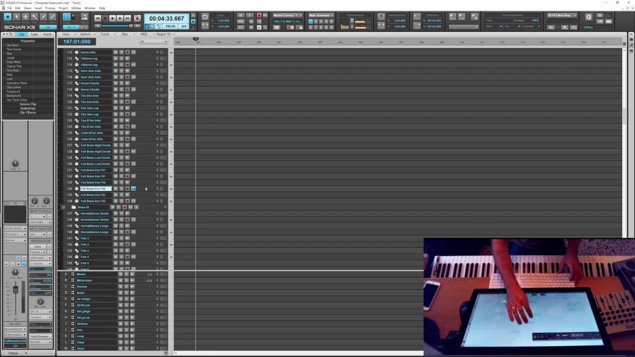 Action cue composing in 13' w/ Sonar - Symphobia, Cinesamples, Albion, LASS, Soundiron