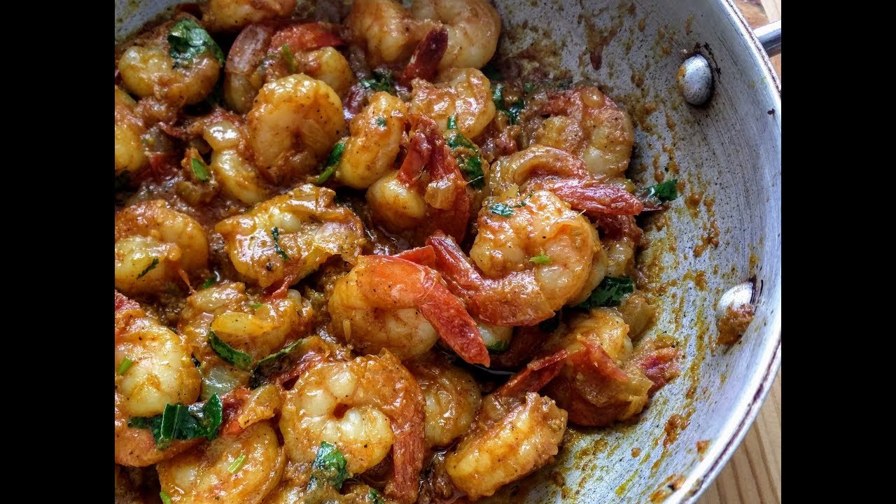 Simple, quick and tasty prawn fry with simple ingredients - YouTube leebaskitchen