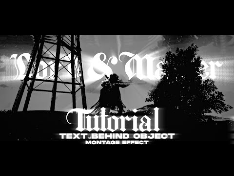 Apashe - Lord & Master Next Level Montage Editing in Android! Text Behind Objects Montage Effect