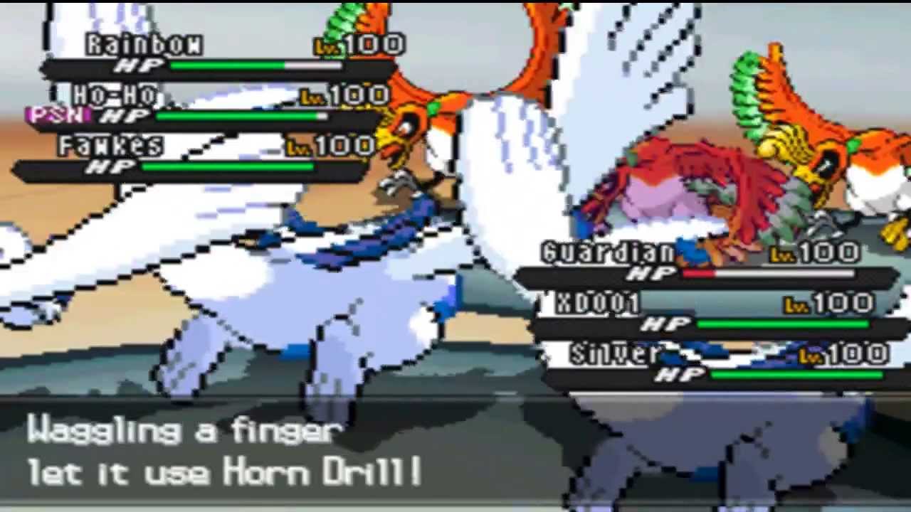 Pokemon Black and White 2 Metronome Battle (HoOh vs. Lugia) vs