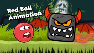 Red Ball 4 Animation | Red Ball Hero Fight Evil Box In The Jungle