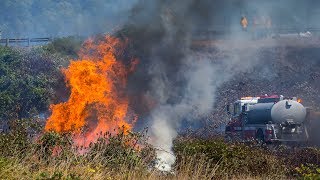 Grass fire shut down I5 near Eugene