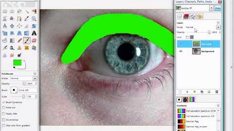 Eyeshadow Tutorial on GIMP