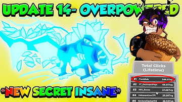 1Qvg+ 😮GOT NEW SECRET *Frostwinged Mammoth* OVERPOWERED Ice Aged Update in Clicker Simulator 🧊