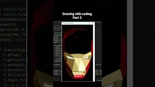 Drawing with coding part 5 #python #pythonprogramming #pythonturtlegraphics #shorts