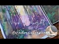 Relaxing watercolor painting from dark to light