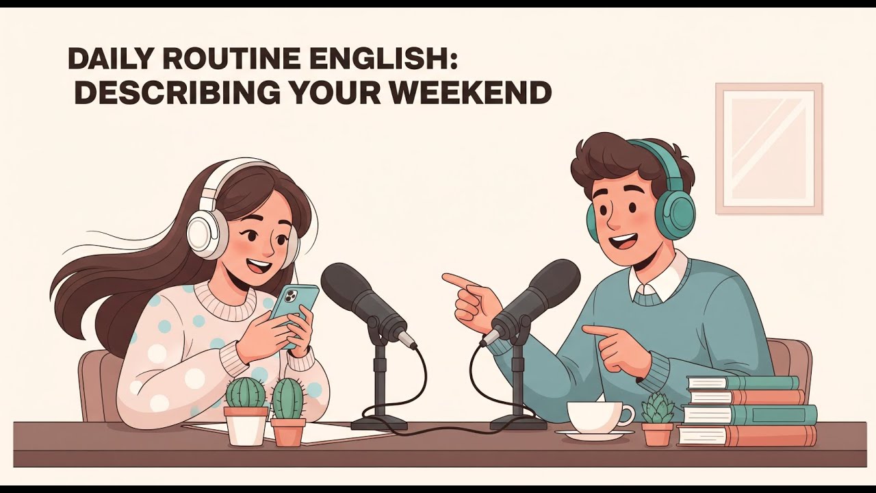 Daily Routine English: Describing Your Weekend (Intermediate Listening ...