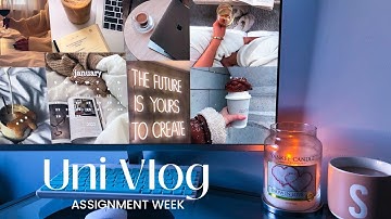 STUDY VLOG as an OU student | assignment week | late night study sessions | TMA prep