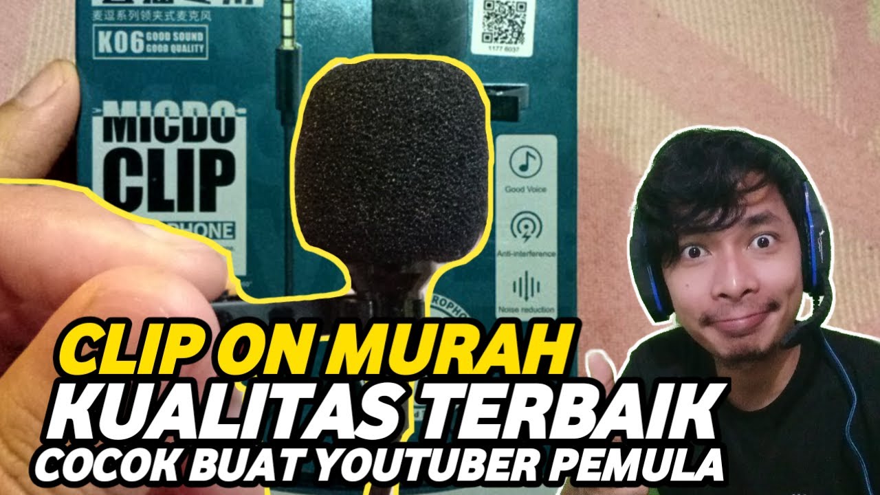 REVIEW MIC CLIP ON MURAH TAPI BERKUALITAS untuk Android dan Youtuber