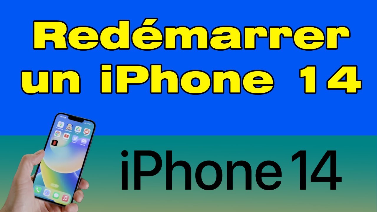 Comment redémarrer un iPhone 14 - YouTube