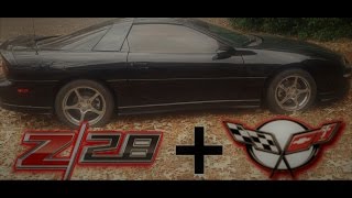 C5 CORVETTE WHEELS ON A 4TH GEN  Z28!!!