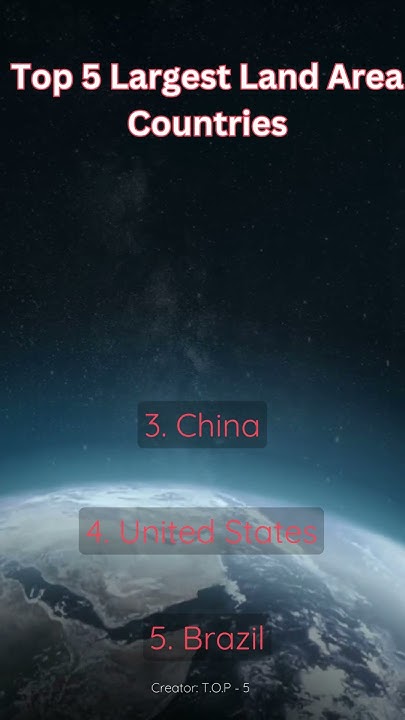 top-5-largest-land-area-countries-shorts-geography-facts-youtube