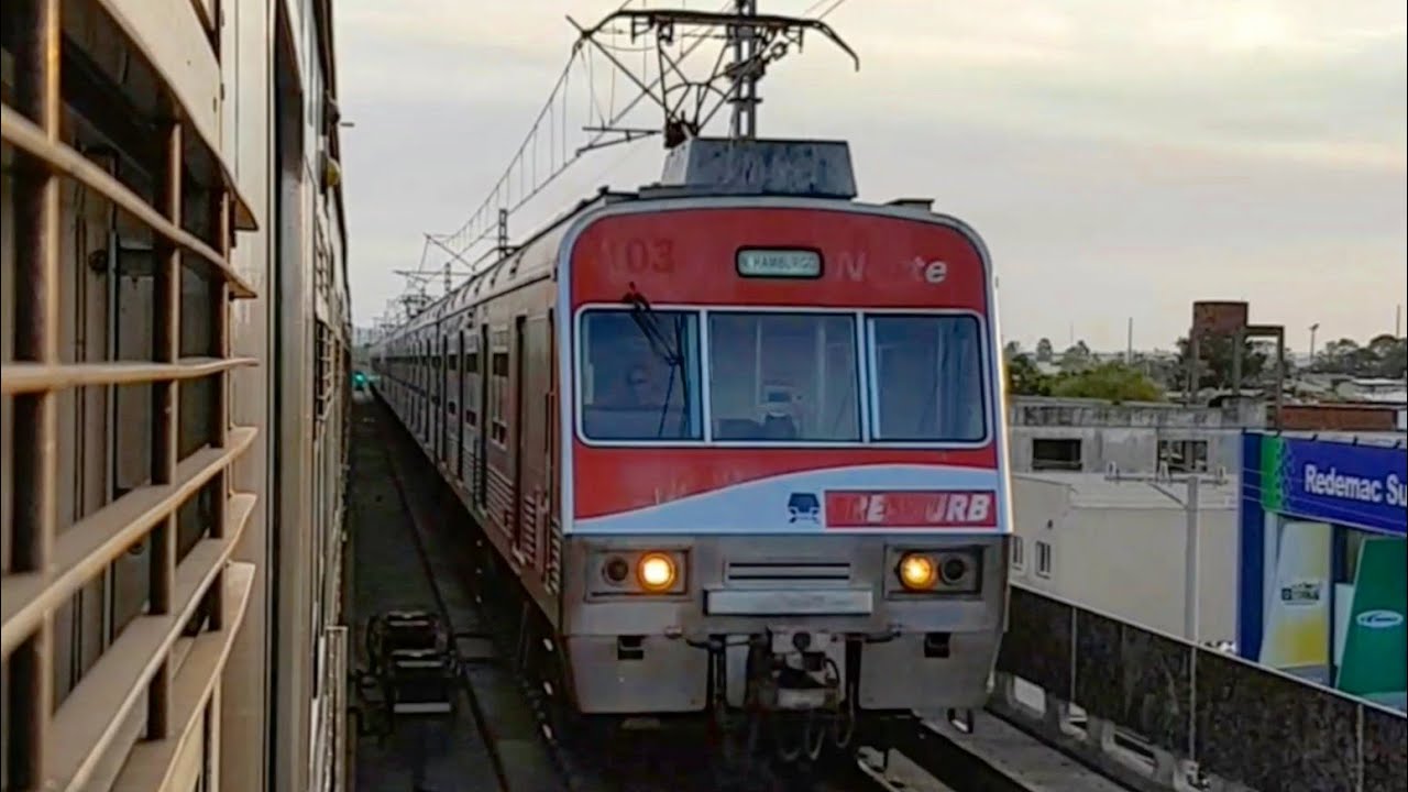 Trensurb - Série 100 TUE 111/123 Novo Hamburgo x Unisinos (Sentido Mercado).