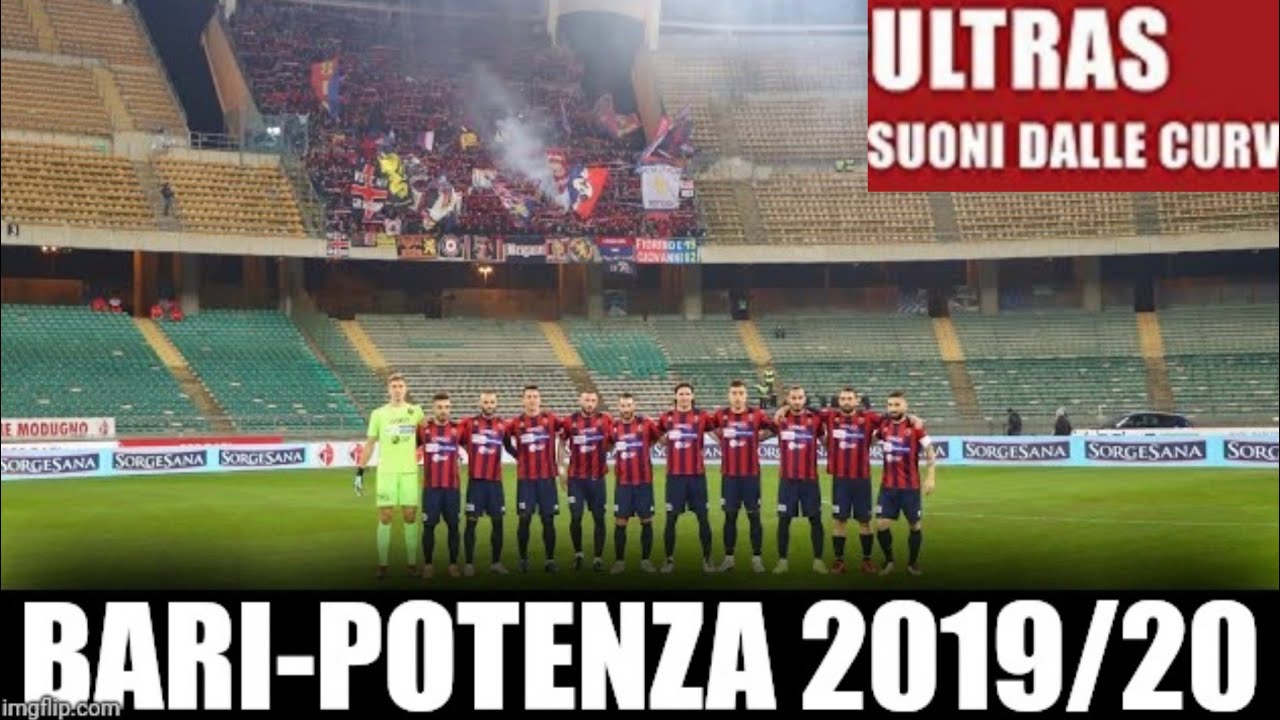 Bari-Potenza, Serie C 2019/20 VIDEOTIFO CURVA OVEST POTENZA AL SAN NICOLA