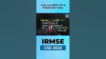 IRMSE/CSE Prelims 2023 | Courses by NEXT IAS & MADE EASY | B. Singh Sir CMD, NEXT IAS