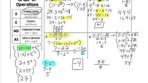 Algebra 2 Lesson 1.1(Full)
