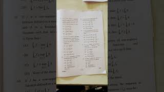 M.SC Math || Advanced Real Analysis #exam #csjmu Kanpur University #questionpaper