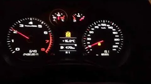 Audi A3 8P 1.8tfsi stage 2 acceleration 0-100