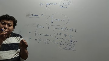 PROBABILITY - How to find CDF, Mode, Median and Std. Deviation (Contd) - Part 22 | IXPOE