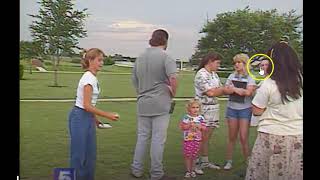 Darlie  Routier case Danelle Spraying Silly String at graveside