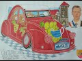 Vient lalsace en 2cv chez johann design dessin 2cv pub chaine youtube tiktok instagram google maps