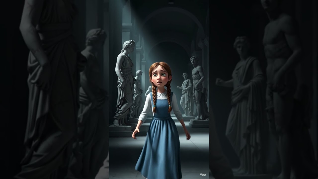 She Entered the Museum… and Never Came Back 😨 | Horror Short 