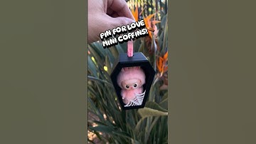 Pin for Love Mini Coffins now Available on our Etsy! #labubu #popmart #halloween #3dprinting #shorts